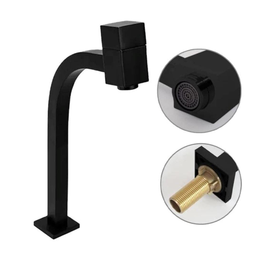 Torneira Alta SlimBack 90° para Lavabo 30cm
