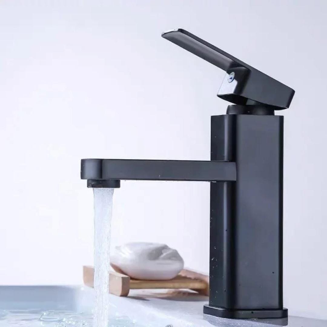 Torneira CuboFlex Monocomando - Água Quente e Fria em Aço Inoxidável