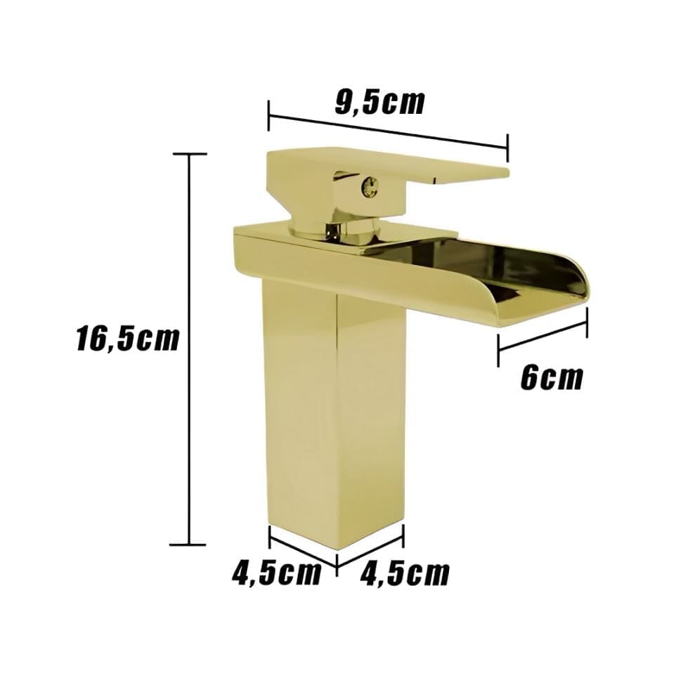 Torneira Minimalista Lift Inox - Monocomando para Lavabo