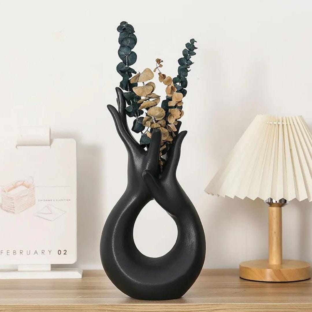 Vaso Decorativo Abstrato Hands