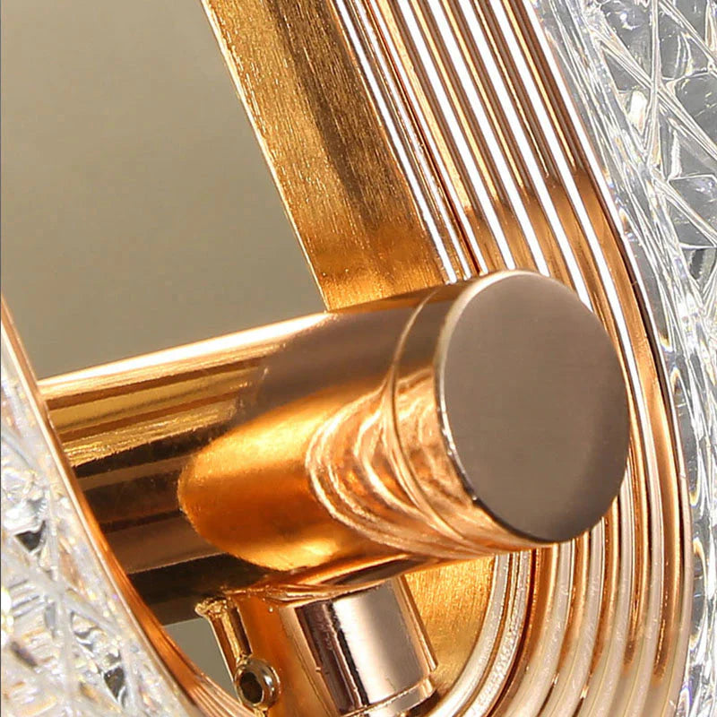 Luminária Arandela de Luxo Cristal Oval