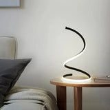 Luminária Abajur de Mesa Minimalista em Espiral