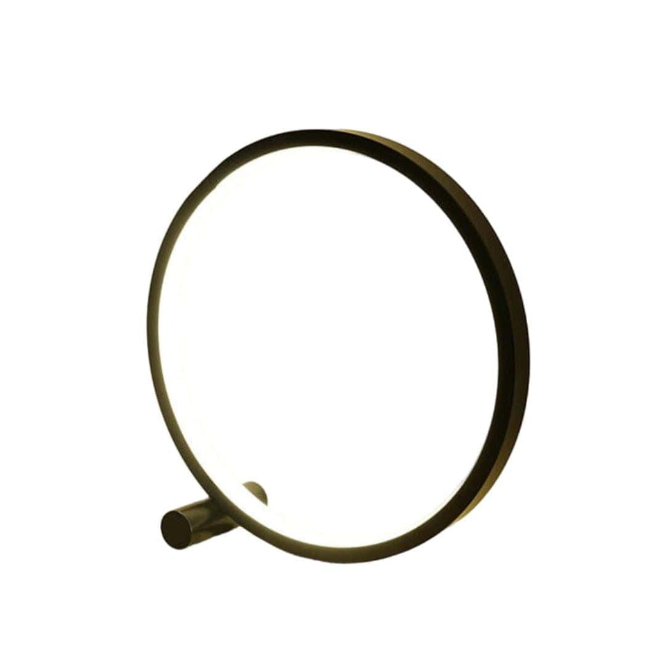 Loja Capricho Abajur - 0018 Luminária Minimalista de Mesa Circular Touch LED (25cm)