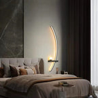 Loja Capricho Arandela 0035 55cm / Lado Esquerdo / Quente Luminária Arandela Minimalista de Parede Boat Led