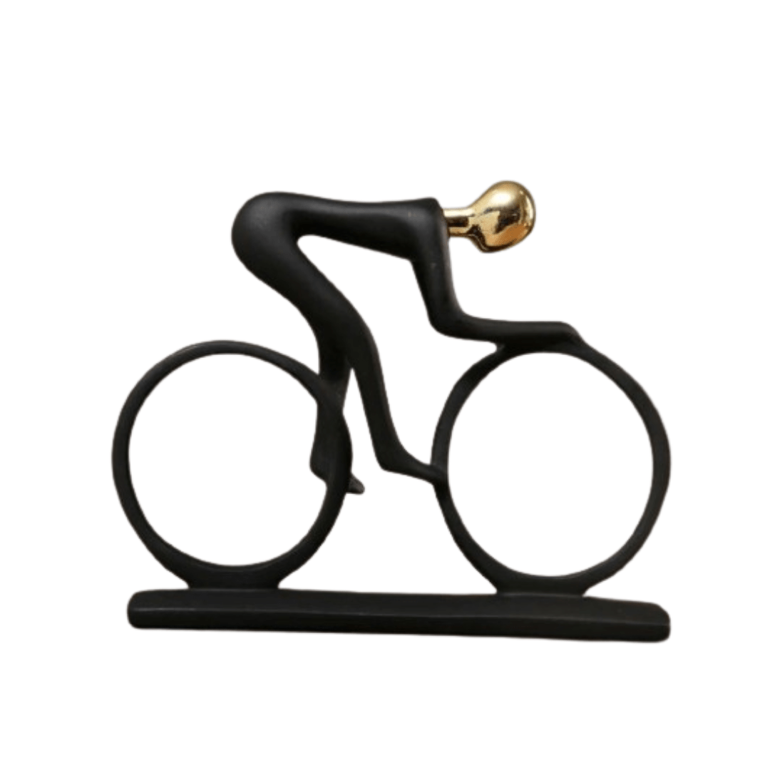 Loja Capricho Escultura Contemporânea Abstrata Ciclista