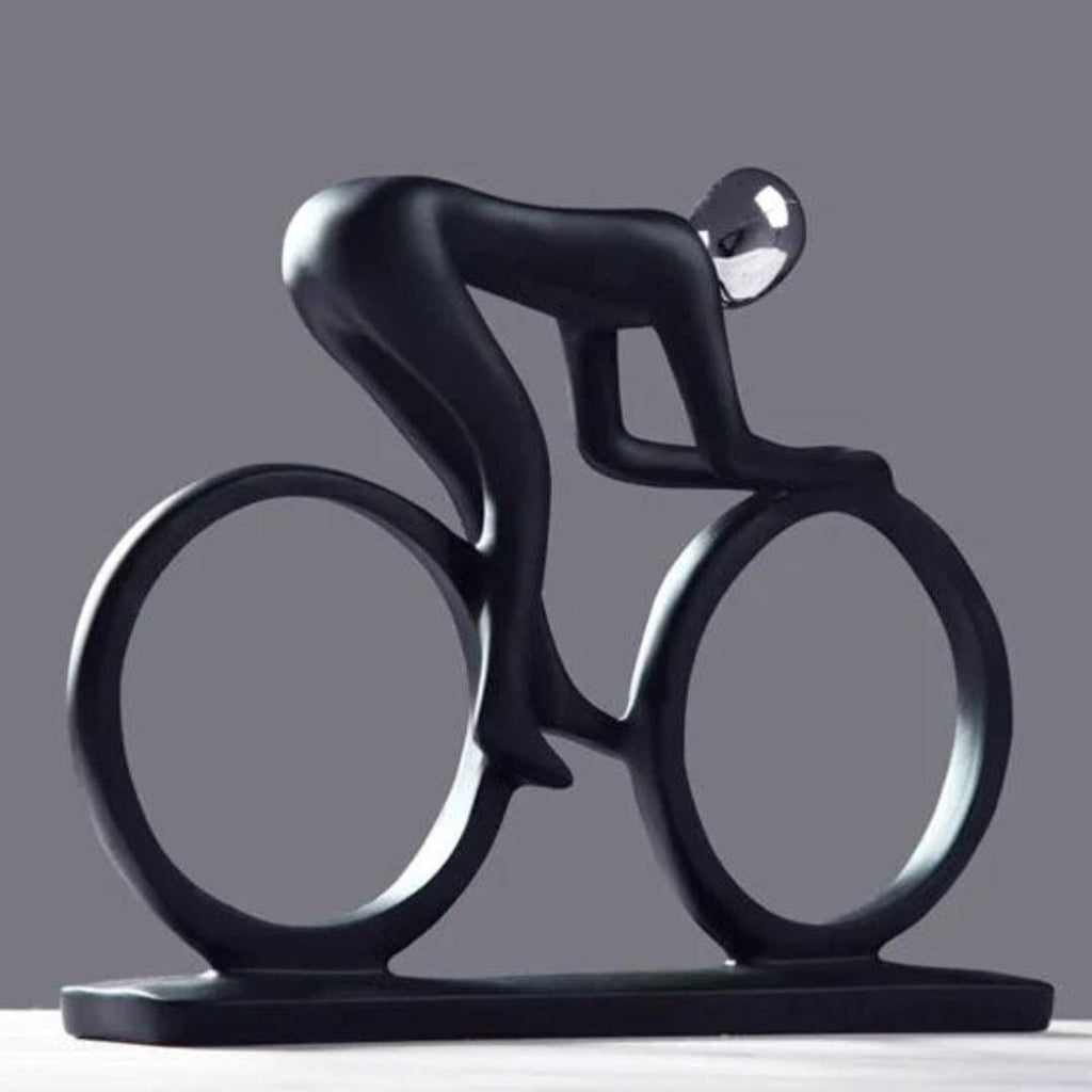 Loja Capricho Escultura Contemporânea Abstrata Ciclista