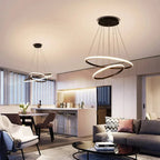 Loja Capricho Lustre - 0023 Lustre Pendente Circular Duplo em Led