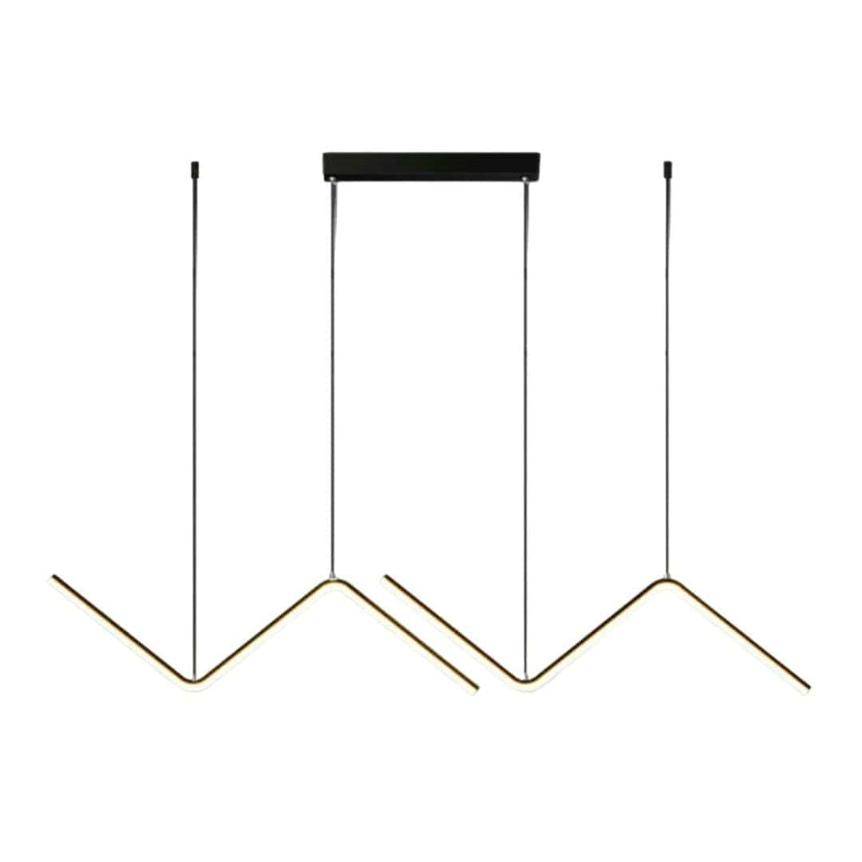 Loja Capricho Lustre - 0026 Lustre Pendente Minimalista Wave Line Led