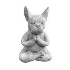 Loja Capricho Resina - 0006 Escultura Bulldog em Meditação