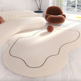 Tapete Decorativo Orgânico Abstrato Irregular Minimalista - Lux Comfort