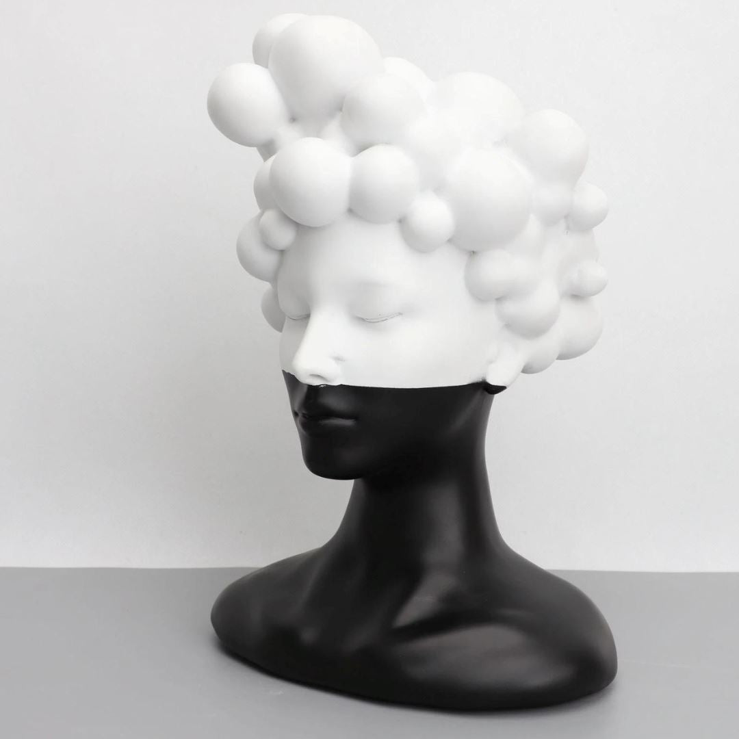 Escultura Abstrata Pensamentos - Decors