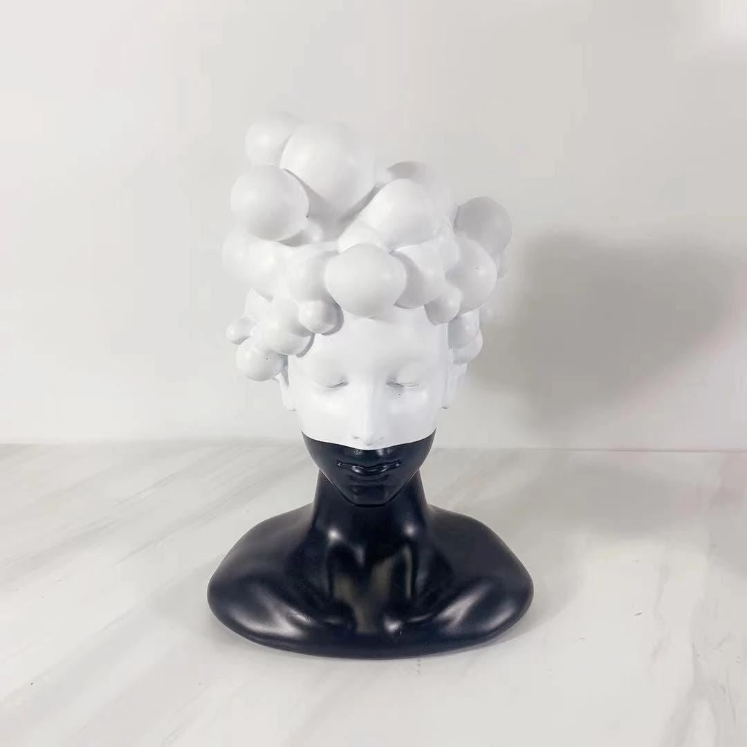 Escultura Abstrata Pensamentos - Decors
