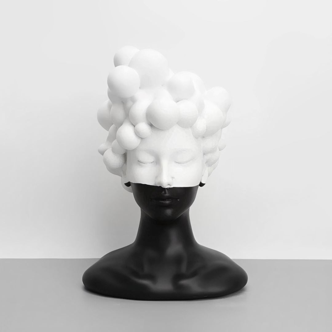 Escultura Abstrata Pensamentos - Decors