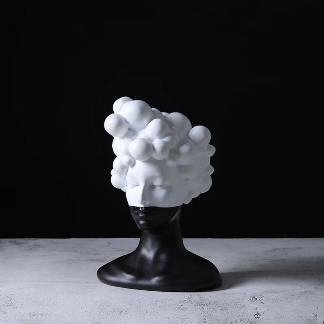 Escultura Abstrata Pensamentos - Decors