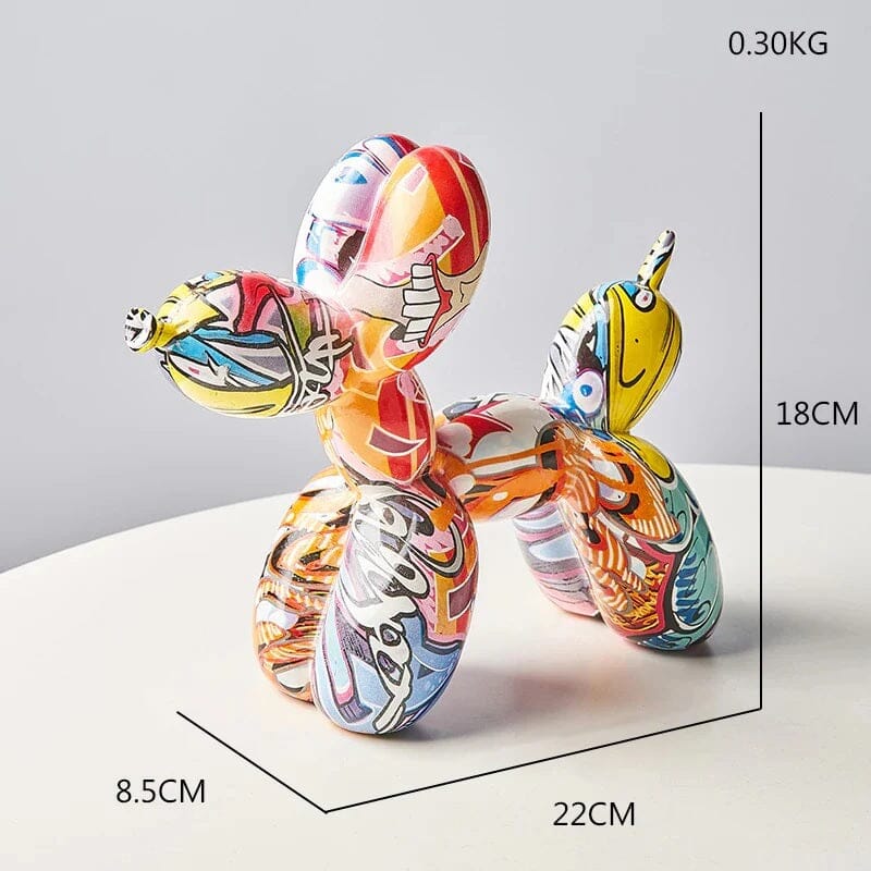 Escultura Balloon Grafite Street & Colors