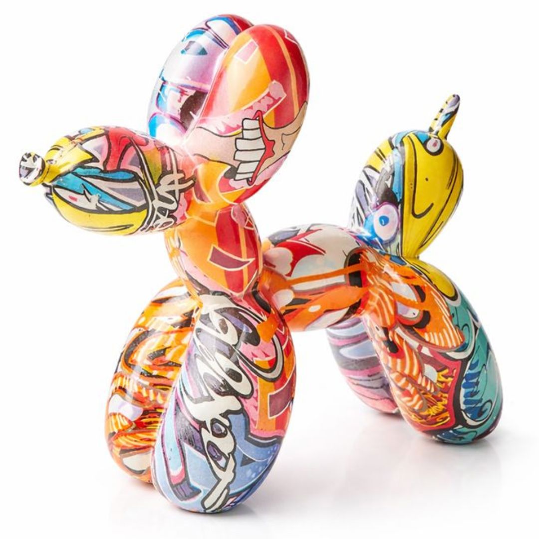 Escultura Balloon Grafite Street & Colors