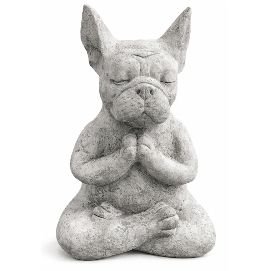 Escultura Bulldog em Meditação - Decors