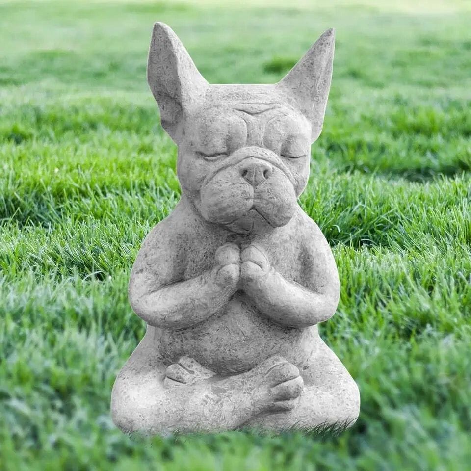 Escultura Bulldog em Meditação - Decors