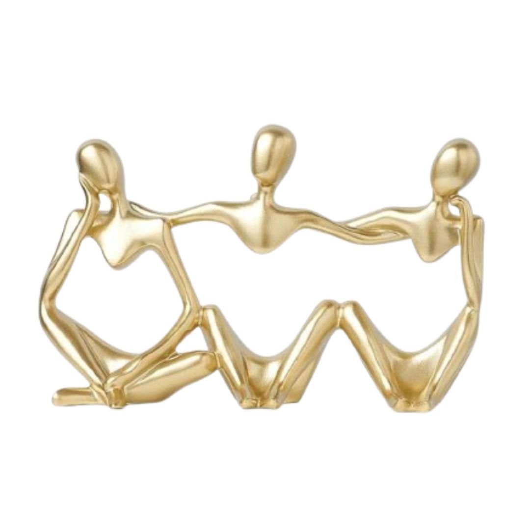 Escultura Contemporânea Abstrata Pensador - Decors