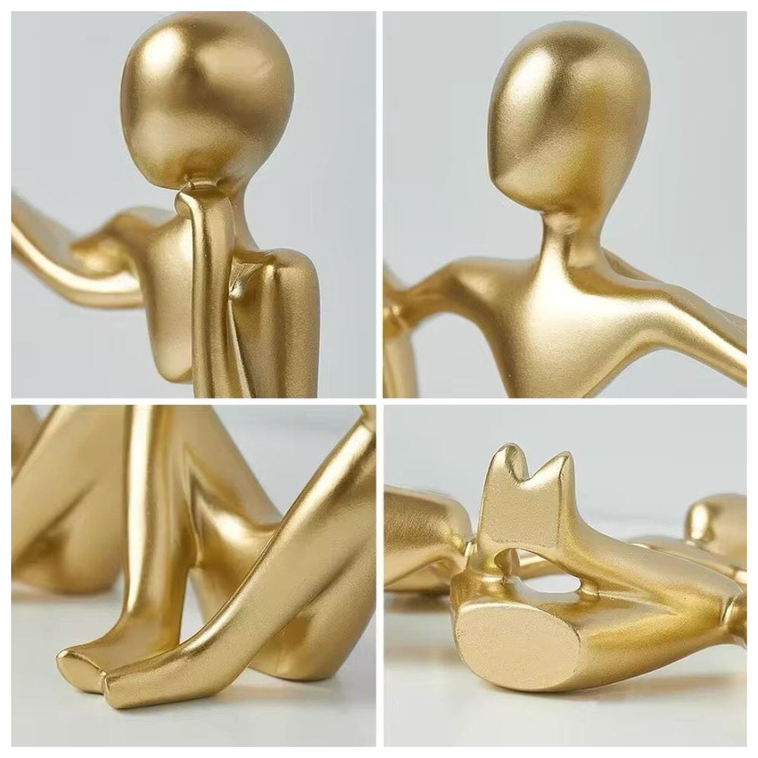 Escultura Contemporânea Abstrata Pensador