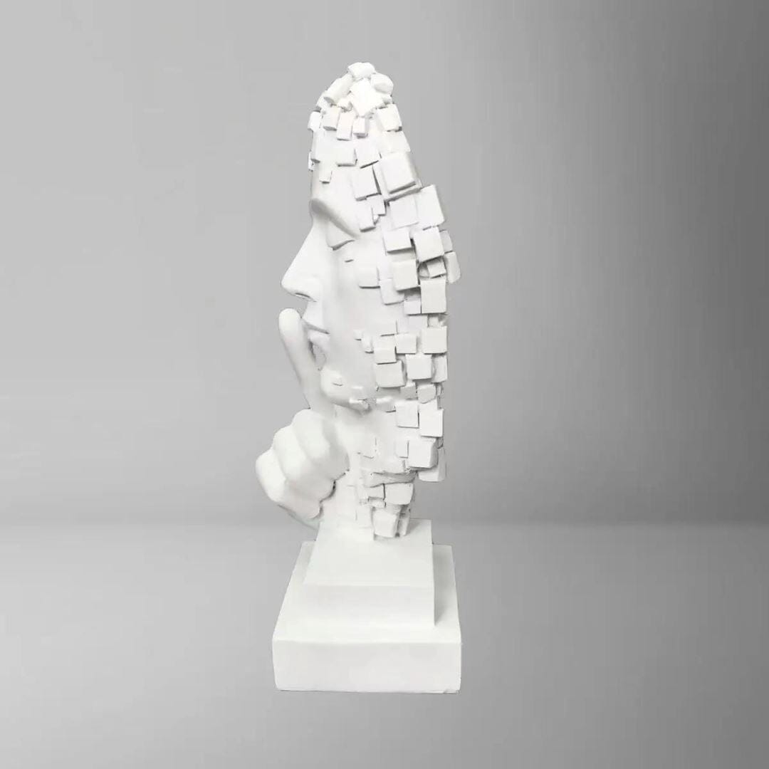 Escultura Contemporânea Pensador em Mosaico