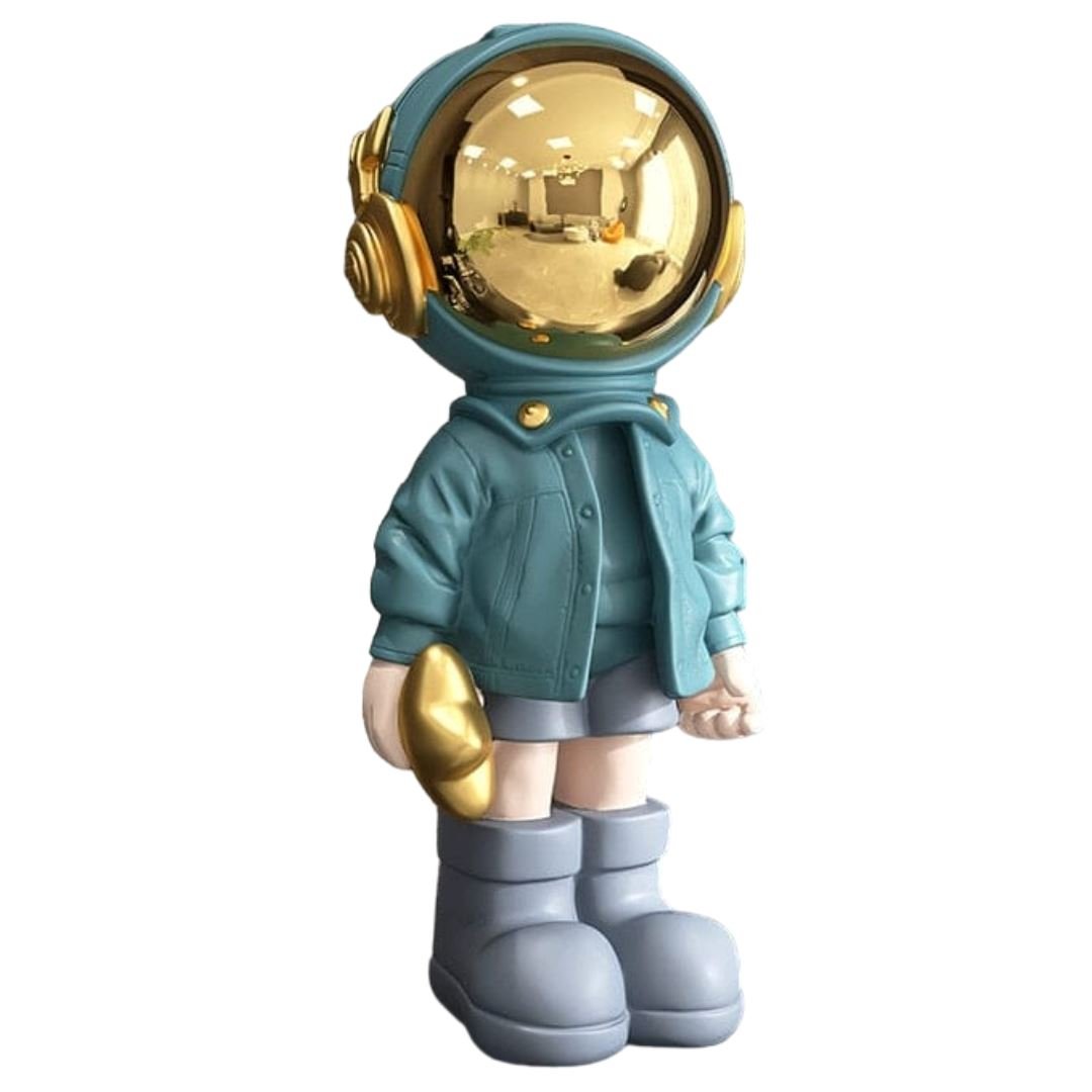 Escultura Criativa Astronauta Moderno 35cm - Decors
