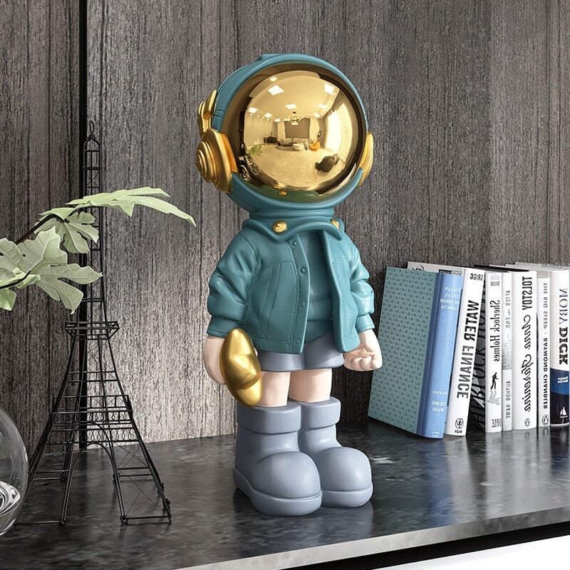 Escultura Criativa Astronauta Moderno 35cm - Decors