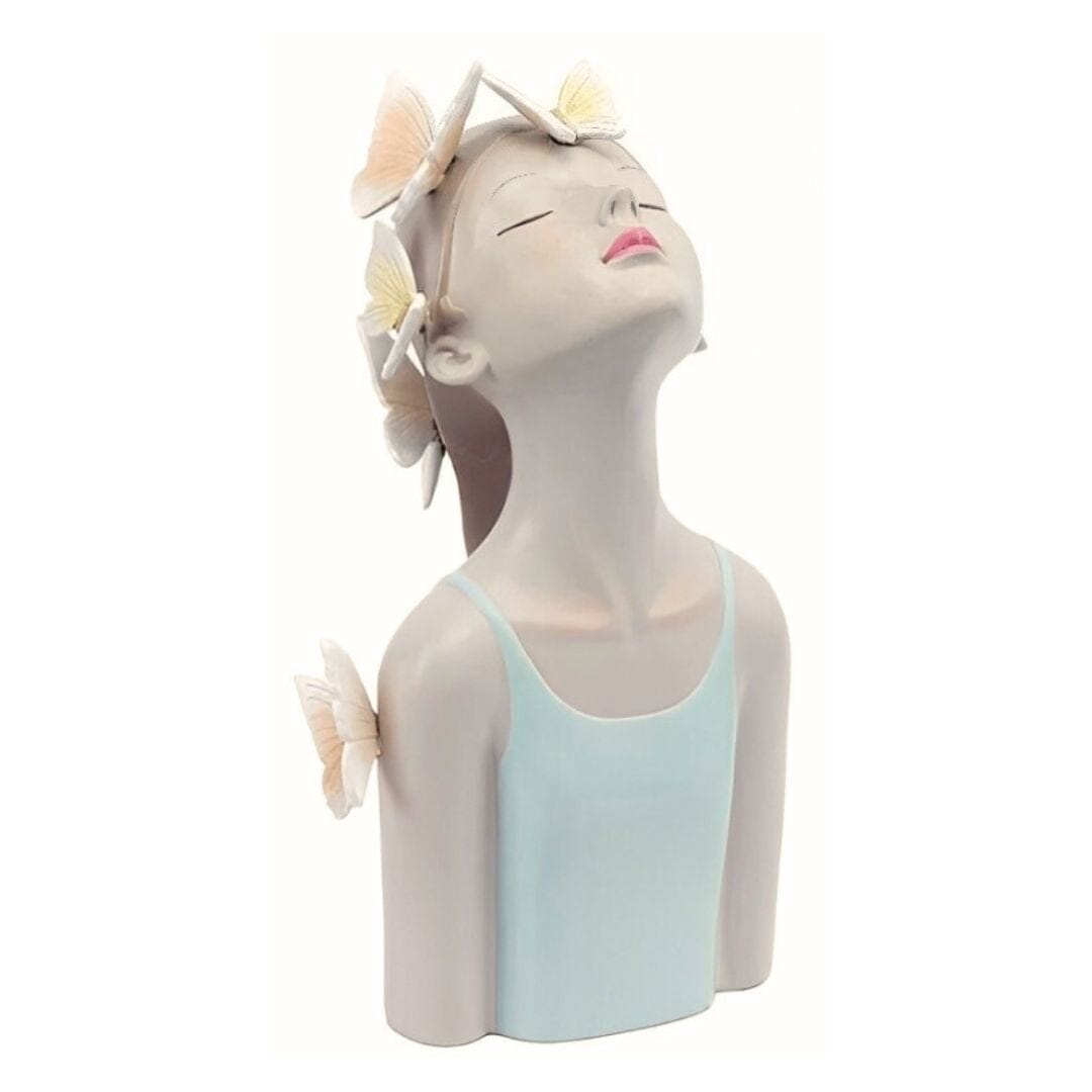 Escultura de Boneca Bella Butterfly - Decors