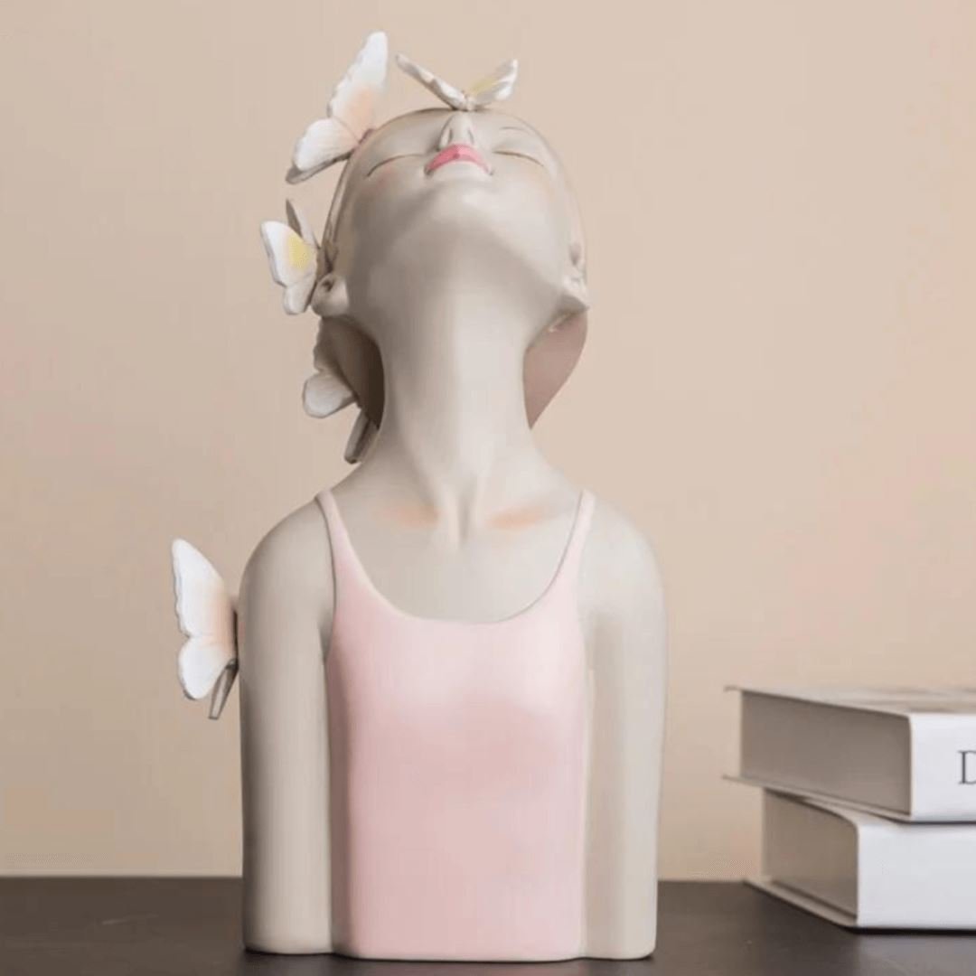 Escultura de Boneca Bella Butterfly - Decors