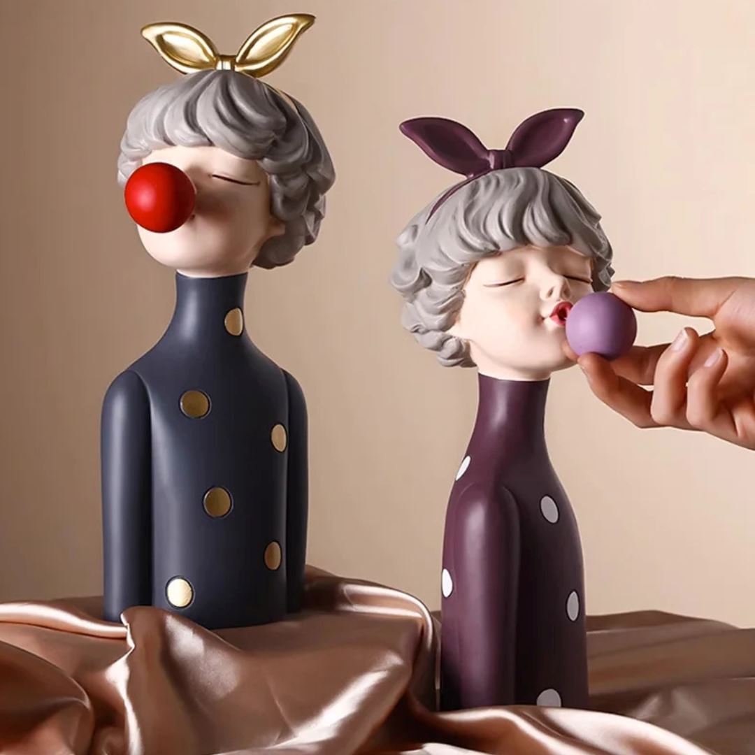 Escultura de Boneca Milly Chiclete