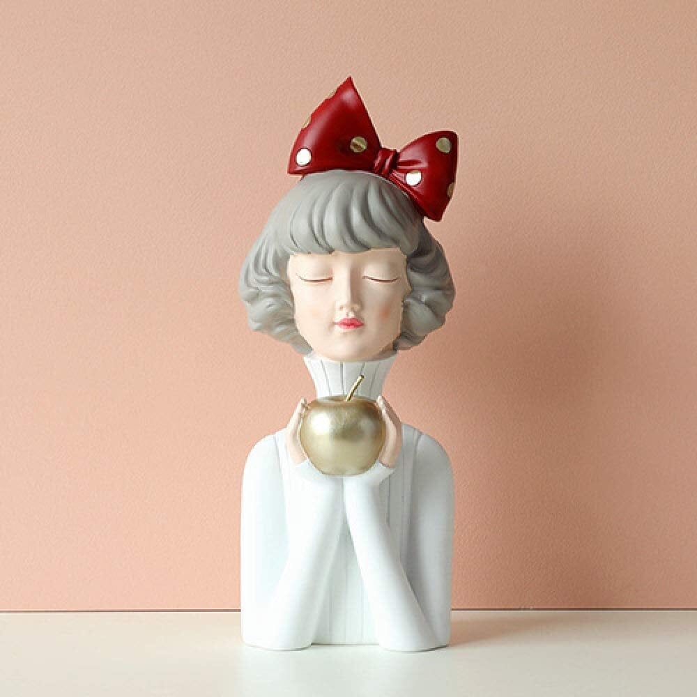 Escultura de Boneca Milly Litter (36,5x14cm) - Decors