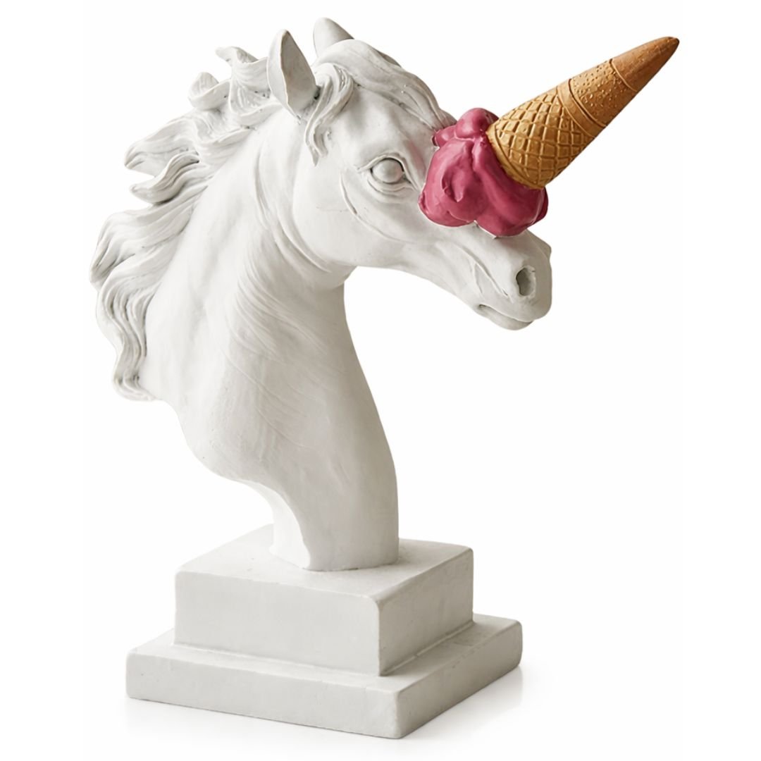 Escultura de Cavalo Sorvete - Decors