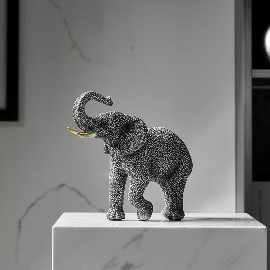 Escultura de Elefante Pintura Poás - Decors