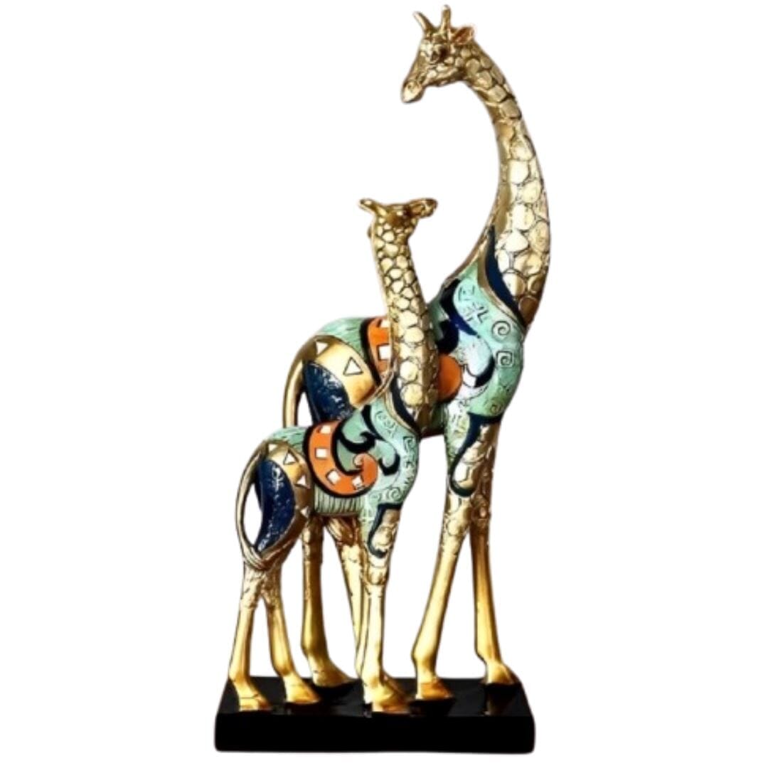 Escultura Decorativa Moderna Girafas