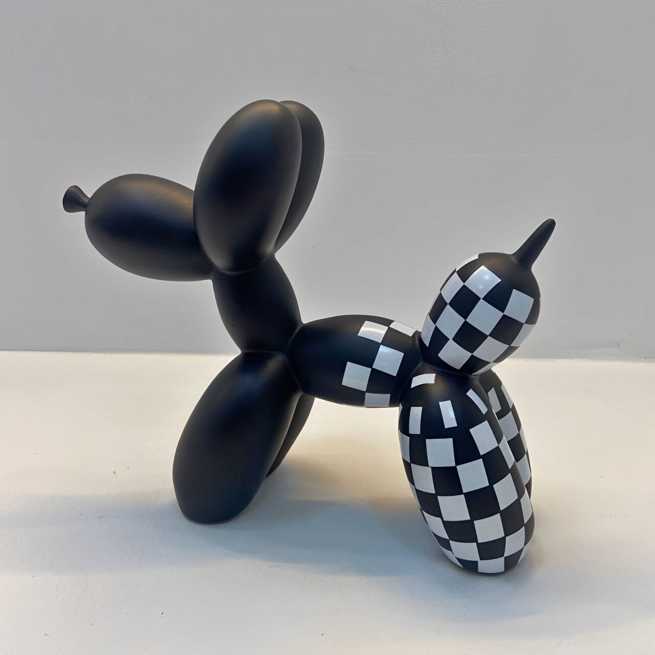 Escultura Doggy Balloon Xadrez - Decors