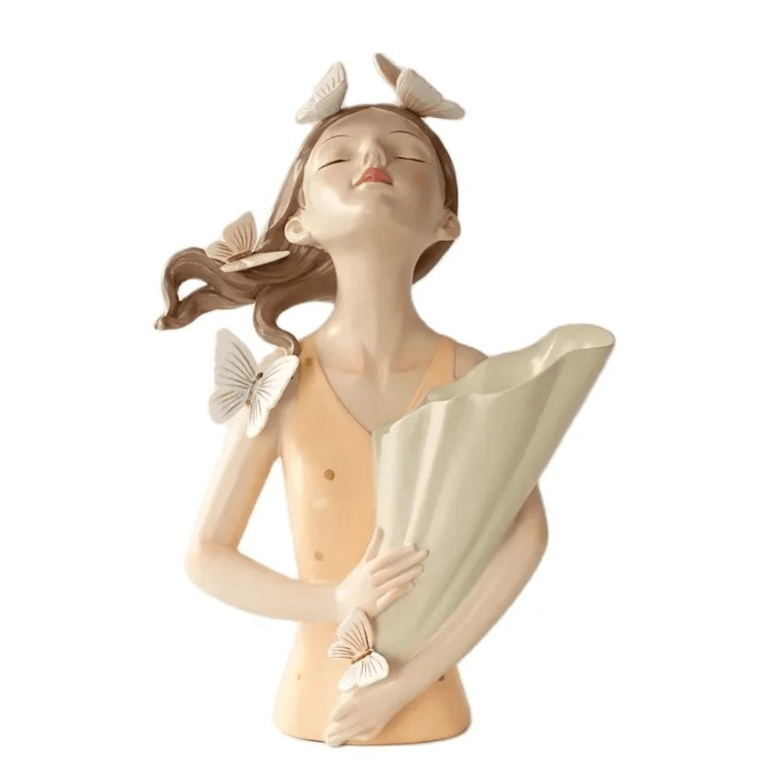 Escultura e Aparador de Flores Bella Butterfly (30cm) - Decors
