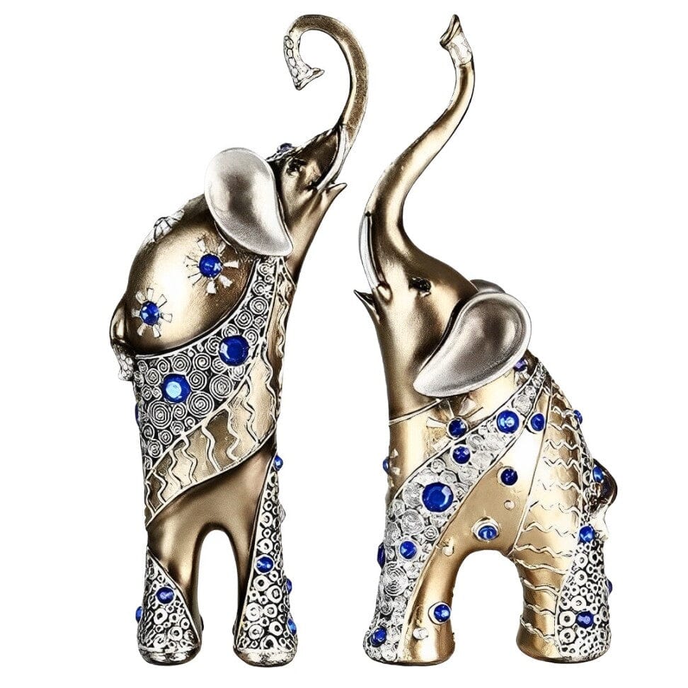 Escultura em Resina Elefante Royals (O Par) - Decors