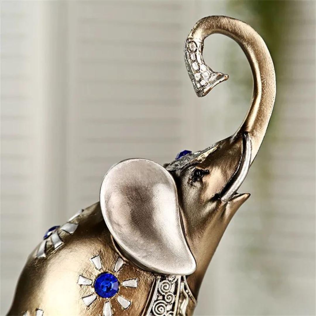 Escultura em Resina Elefante Royals (O Par) - Decors