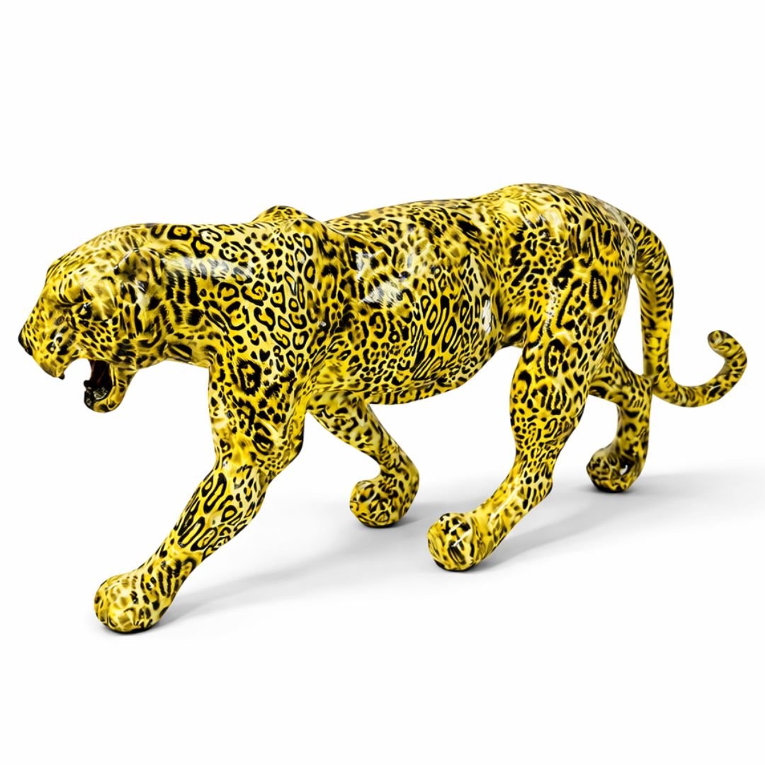 Escultura Leopardo Grafite Street & Colors - Decors
