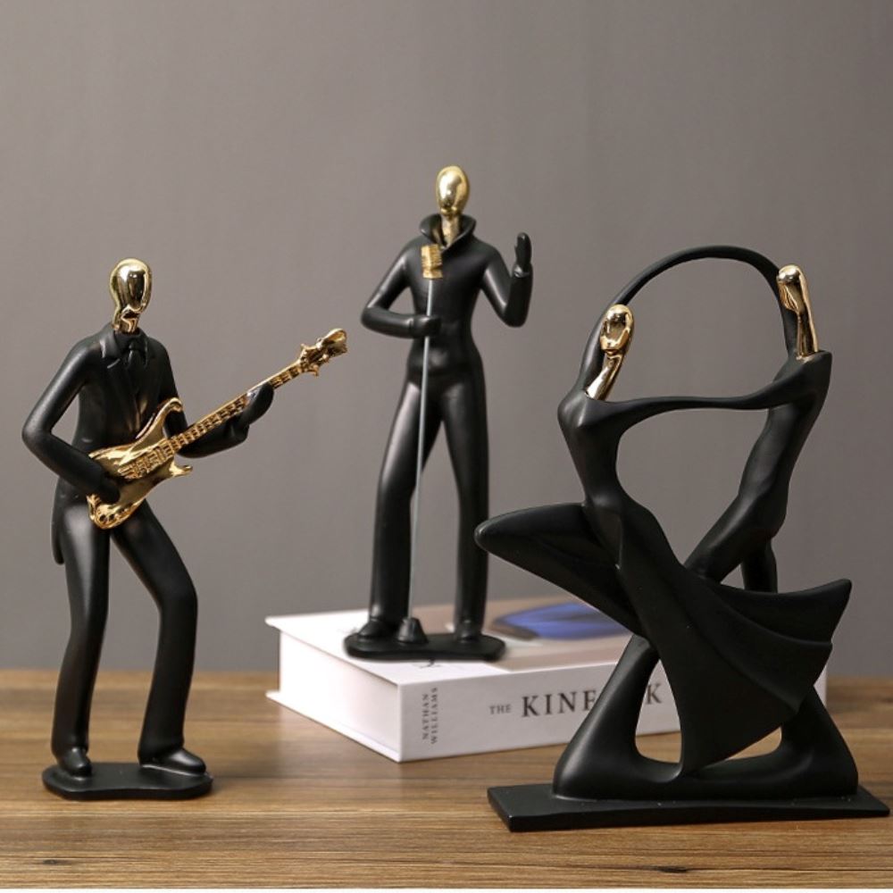Escultura Minimalista e Moderna Cia Musical - Decors