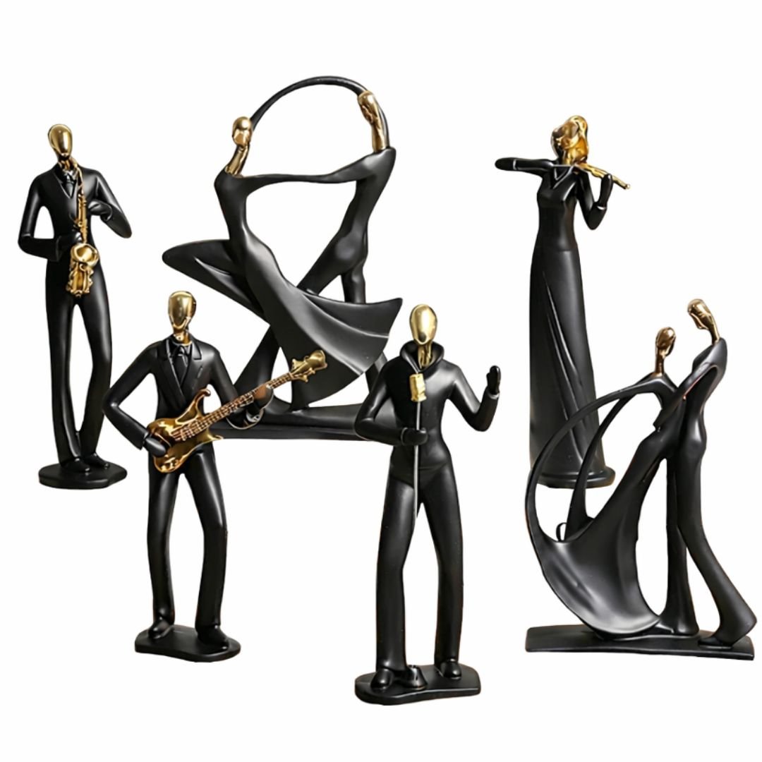 Escultura Minimalista e Moderna Cia Musical - Decors