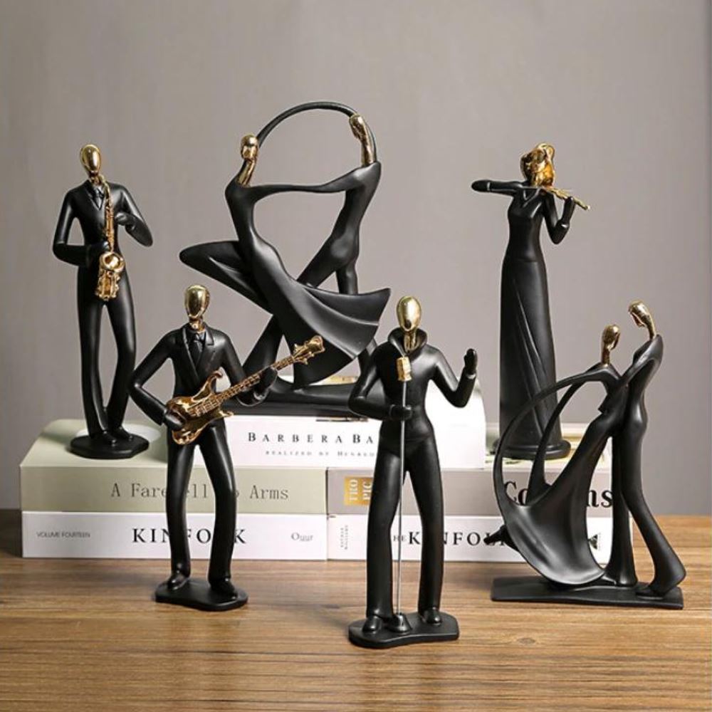Escultura Minimalista e Moderna Cia Musical - Decors
