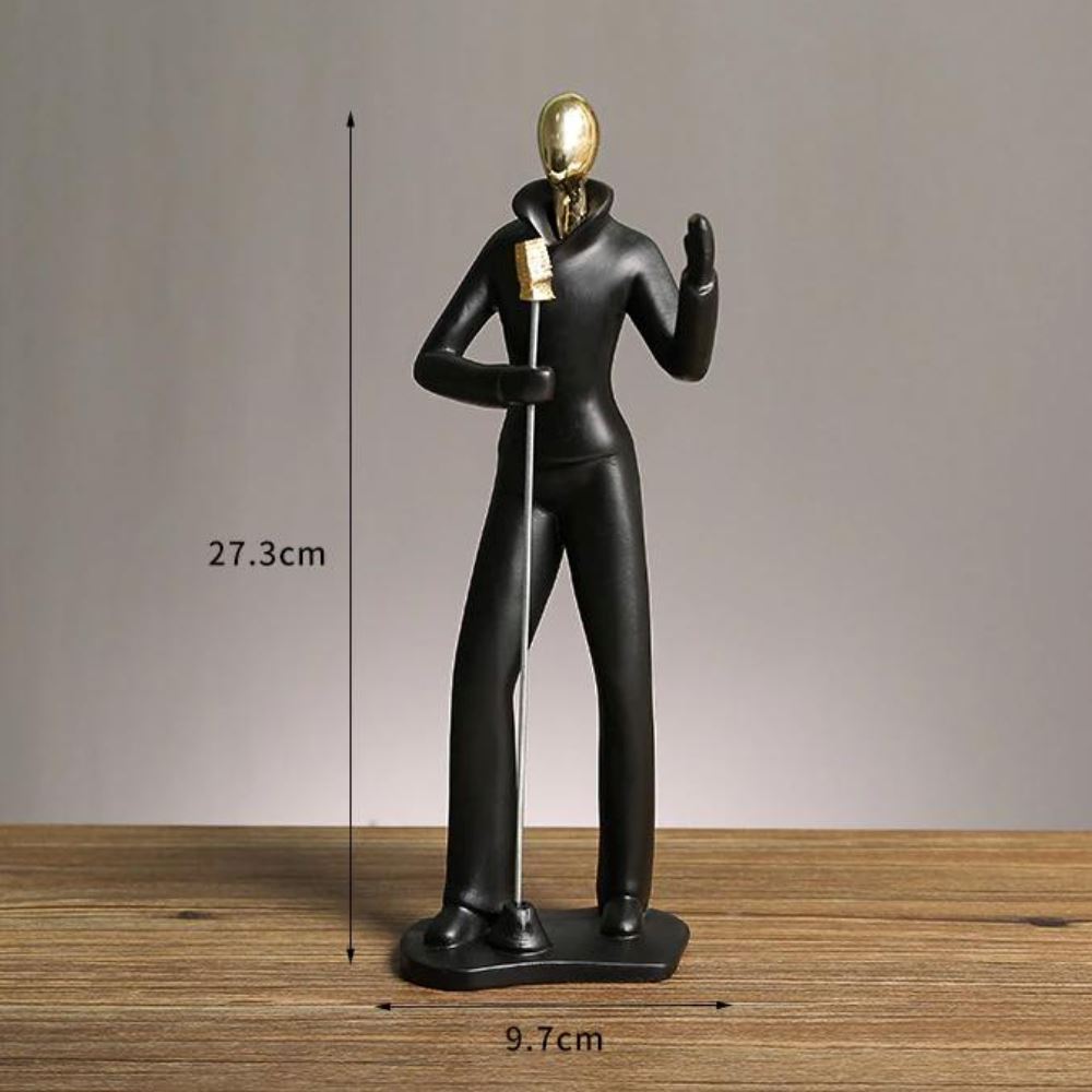 Escultura Minimalista e Moderna Cia Musical - Decors