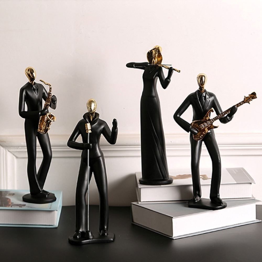 Escultura Minimalista e Moderna Cia Musical - Decors