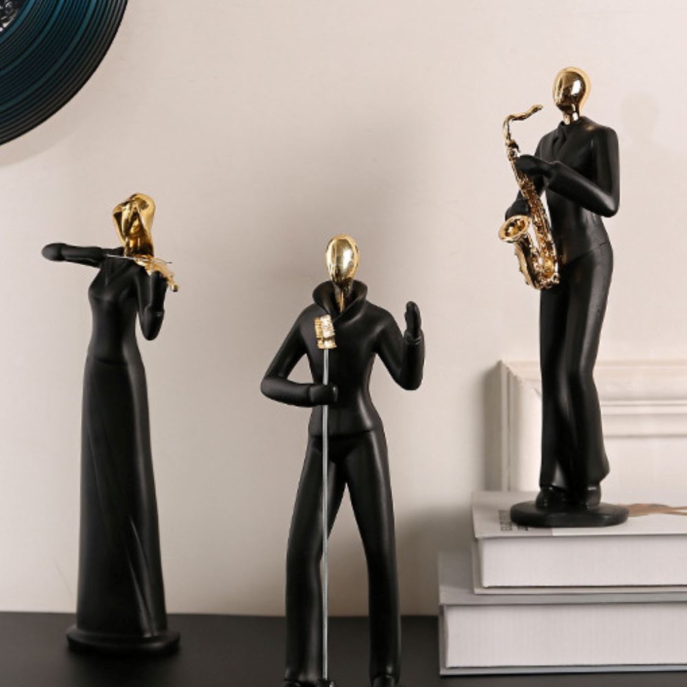 Escultura Minimalista e Moderna Cia Musical - Decors