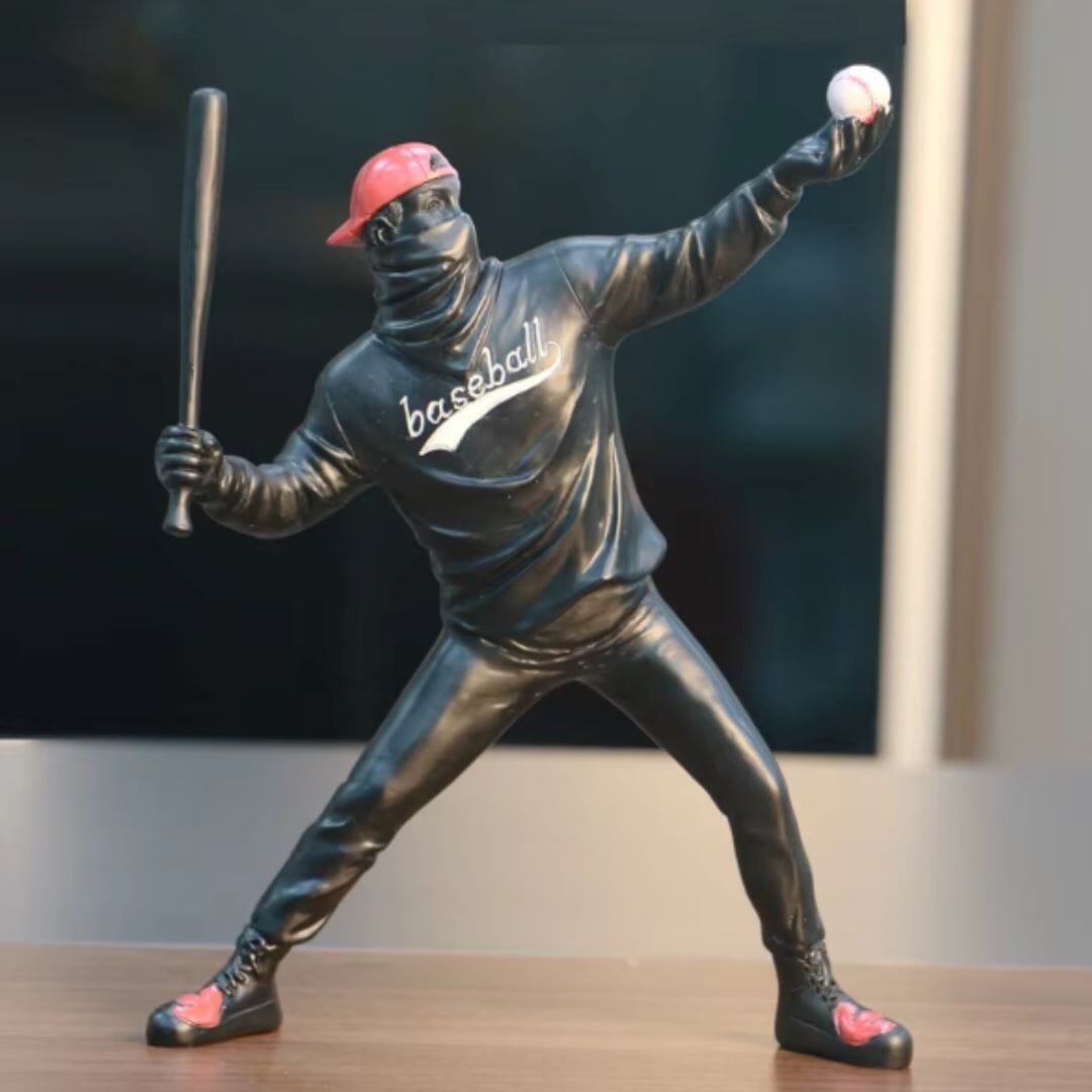 Escultura Moderna Banksy Baseball