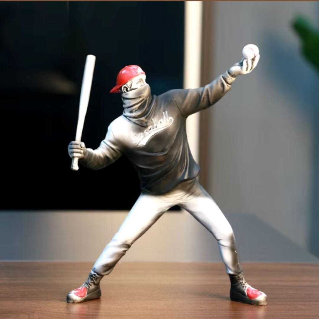 Escultura Moderna Banksy Baseball