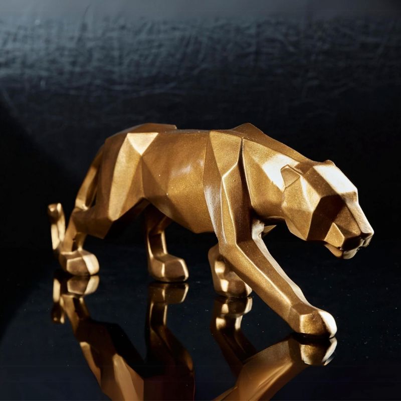 Escultura Pantera Abstrata - Decors