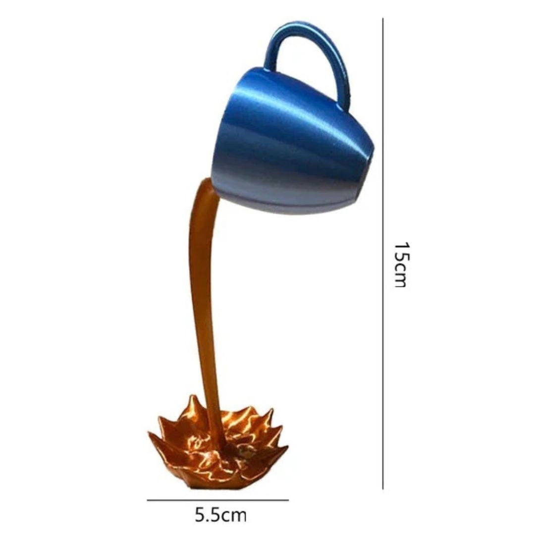 Escultura Spilled Coffee 3D