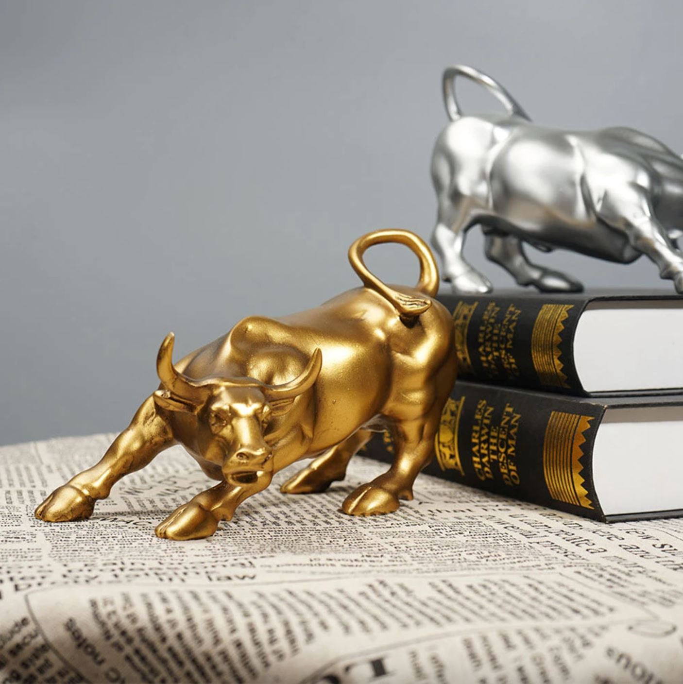 Escultura Touro B3 Wall Street - Decors